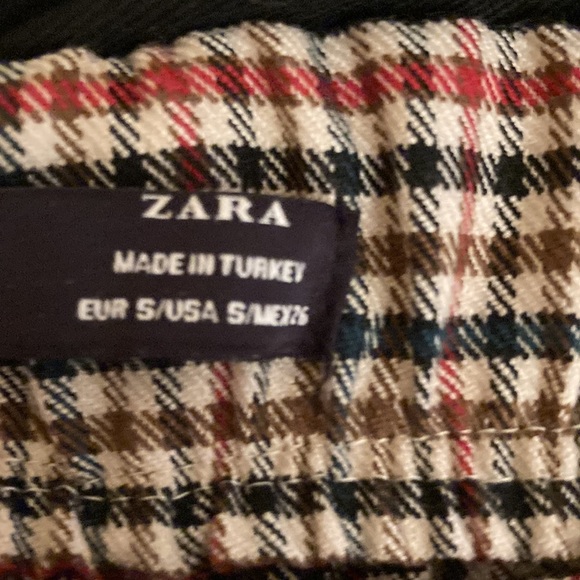 ZARA TRF plaid pant - Picture 3 of 4